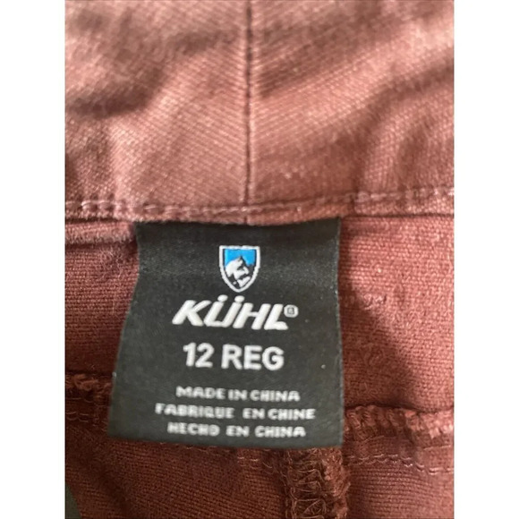 KUHL Women's Brooke Skinny Pants Stretch Maroon Size 12 Regular - Picture 6 of 8